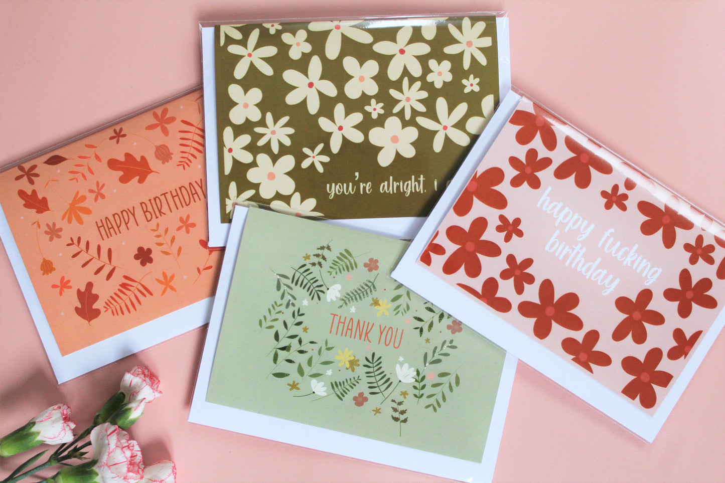 "Happy birthday" card