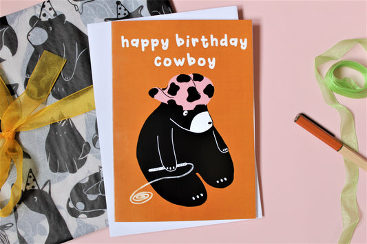 Cowboy birthday card