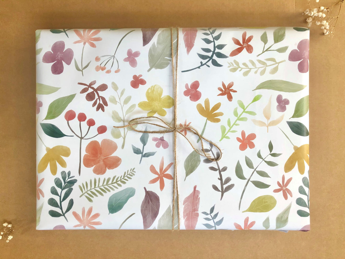 Floral wrapping paper