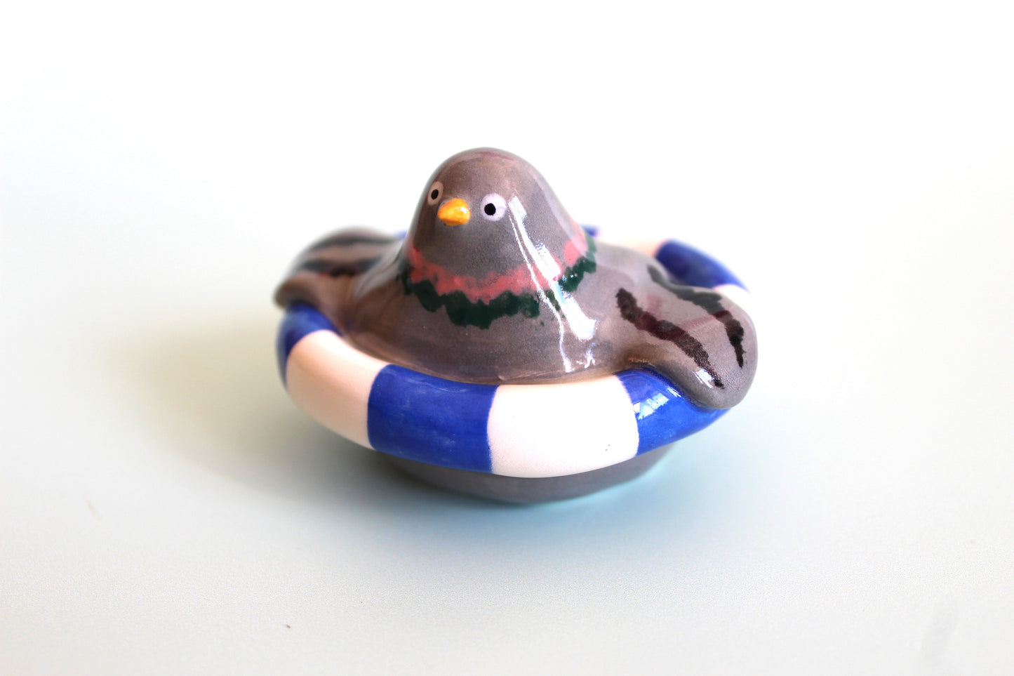 Pool party pigeons