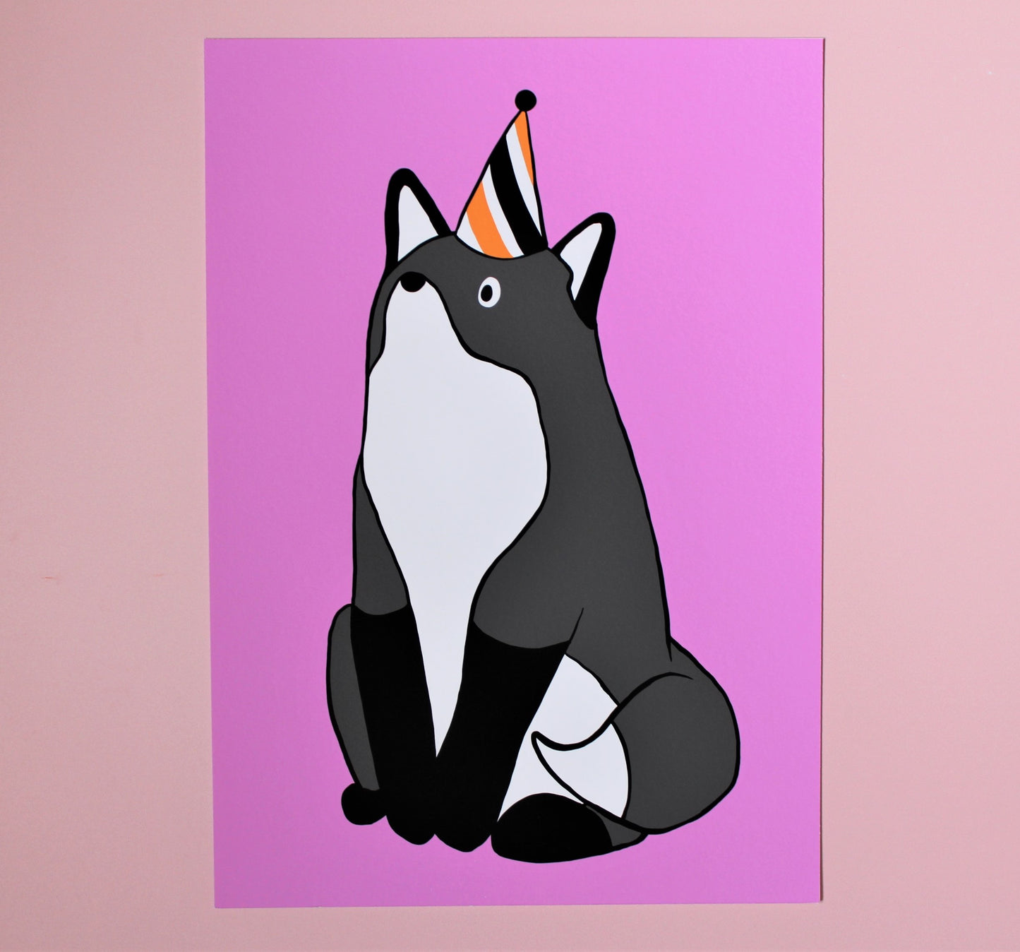 Party fox print